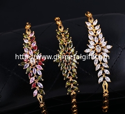 China Fashion Ladies Bracelet Bangle Party Adjustable Bangle Jewelry Color Big Flower Shape Cuibc Zircon Bracelet For Gift supplier