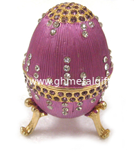 China Faberge Egg Trinket Jewelry Box Faberge Egg for Jewelry Boxes Gift Faberge Egg Jewelry Trinket Box Decoration Gift supplier