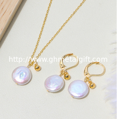 China High Quality White Freshwater Pearl Necklace Jewelry Natural Pearl necklace jewelry set Pearl Chain Necklace For Women supplier