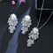 Luxury Crystal Bridal Wedding Jewelry Pearl Rhinestone Women Girls Necklace Sets Engagement Pa supplier