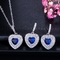 Fashion Silver Color Jewelry Sets Bridal Necklace Earrings Bracelet Wedding Crystal Women Fashion Rhinestone Jewelry supplier
