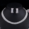 New popular Luxury exquisite AAA CZ Necklace Jewelry Cubic Zirconia jewellery wedding indian necklace set jewelry sets supplier