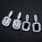 High Quality Women Vintage Luxury Rhinestone Earring jewelry CZ Zirconia Drop Natural stone earrings supplier