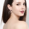 Full Rhinestone Earring Wheat Ear Hoop Earrings Female High-end Light Luxury Fashion Exquisite Earring Jewelry Gift supplier