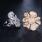 Hot Sale CZ Flower Ring CZ Gold Ring For Women Fashion Zirconia Ring Wedding Quality Charm Ring Jewelry supplier
