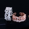 Fashion Copper Gold-Plated zircon Wedding ring women rings rainbow Adjustable Snake lion Ring Wholesale supplier