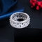 Modian Authentic 925 Sterling Silver Simple Love AAAAA Zirconia Sparkling Finger Ring For Women Female Wedding Jewelry supplier