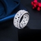 Modian Authentic 925 Sterling Silver Simple Love AAAAA Zirconia Sparkling Finger Ring For Women Female Wedding Jewelry supplier