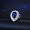 925 Sterling Silver Female Ring Waterdrop AAAA Cubic Zirconia Ring High-end Butterfly Ring Jewelry Wedding Bridal Ring supplier