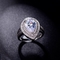 Fashion Women Ring 925 Sterling Silver Ring CZ White Stone bague anel bijoux Jewelry Accessories Vintage Rings supplier