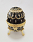 Faberge Egg Jewelry Box Series Hand Painted Jewelry Trinket Box with Rich Enamel EggBox Sparkling Rhinestone Unique Gift supplier