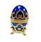 Enameled Easter Egg Jewelry Box Sparkling Rhinestones Trinket Holder Box Jewelry box Faberge egg easter egg trinket box supplier