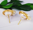 Pearl Earring Set Metal Gold Plated Dangle Earrings Heart Butterfly Hoop Earring Geometric Fashion Pearl Earring Jewelry supplier