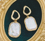 Natural Baroque Pearl Earring Fashion Irregular Pearl Dangle Earrings For Women Baroque Freshwater Pearls Hoop Earrings supplier
