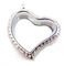 Fashion Stainless Steel Glass Floating Lockets Pendant charms supplier