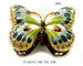 Shinny Gifts Butterfly Trinket Box Enamel Pewter Design Small Gift Box supplier