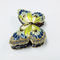 Shinny Gifts Butterfly Trinket Box Enamel Pewter Design Small Gift Box supplier