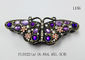 Butterfly trinket box metal necklace jewelry box supplier