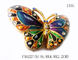 Alloy jewelry metal box butterfly trinket box  for promotion gift supplier