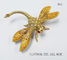 Dragonfly jewelry box enameled trinket box dragonfly trinket box gift jewelry box supplier