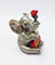 Pewter Golden wedding favors gifts elephant trinket jewelry box supplier