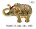 Fashion elephant shaped metal jewelry box custom elephant shaped jewelry box wholesale supplier
