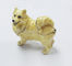 New product animal dog Metal Crystal Rhinestone Jewelry Box cheap trinket box supplier