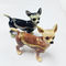 Cute small metal decorative trinket boxes Chihuahua dog jewelry box supplier