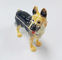 China manufacture animal jewelry boxes cute labrador dog metal alloy trinket jewelry box supplier