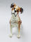 Bejeweled Home Decoration Dog metal trinket box Enamel Pewter Alloy Dog design metal trinket box supplier