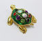 Fashion Alloy Turtle Jewelry Box green turtle trinket box/jewelry box supplier