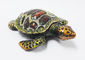 Turtle jeweled animal trinket box turtle trinket jewelry box turtles antique pewter jewelry box supplier