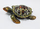 Turtle jeweled animal trinket box turtle trinket jewelry box turtles antique pewter jewelry box supplier
