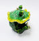 Hot sale frog shape jewelry box custom frog jewelry metal box supplier
