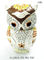 Bird owl metal jewelry box for jewelry wholesales owl jeweled enamel trinket box supplier
