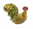 Rooster chicken jeweled trinket box with diamond for gift jewelry box supplier