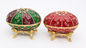 Faberge Egg Trinket Box Faberge Egg Jewelry Box Metal Gift Box gold metal jewelry box supplier