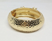 Fashion bowknot Crystal Bracelet Bangle for Women Gold Silver Color Wedding Bracelets &amp; Bangles Jewelry supplier